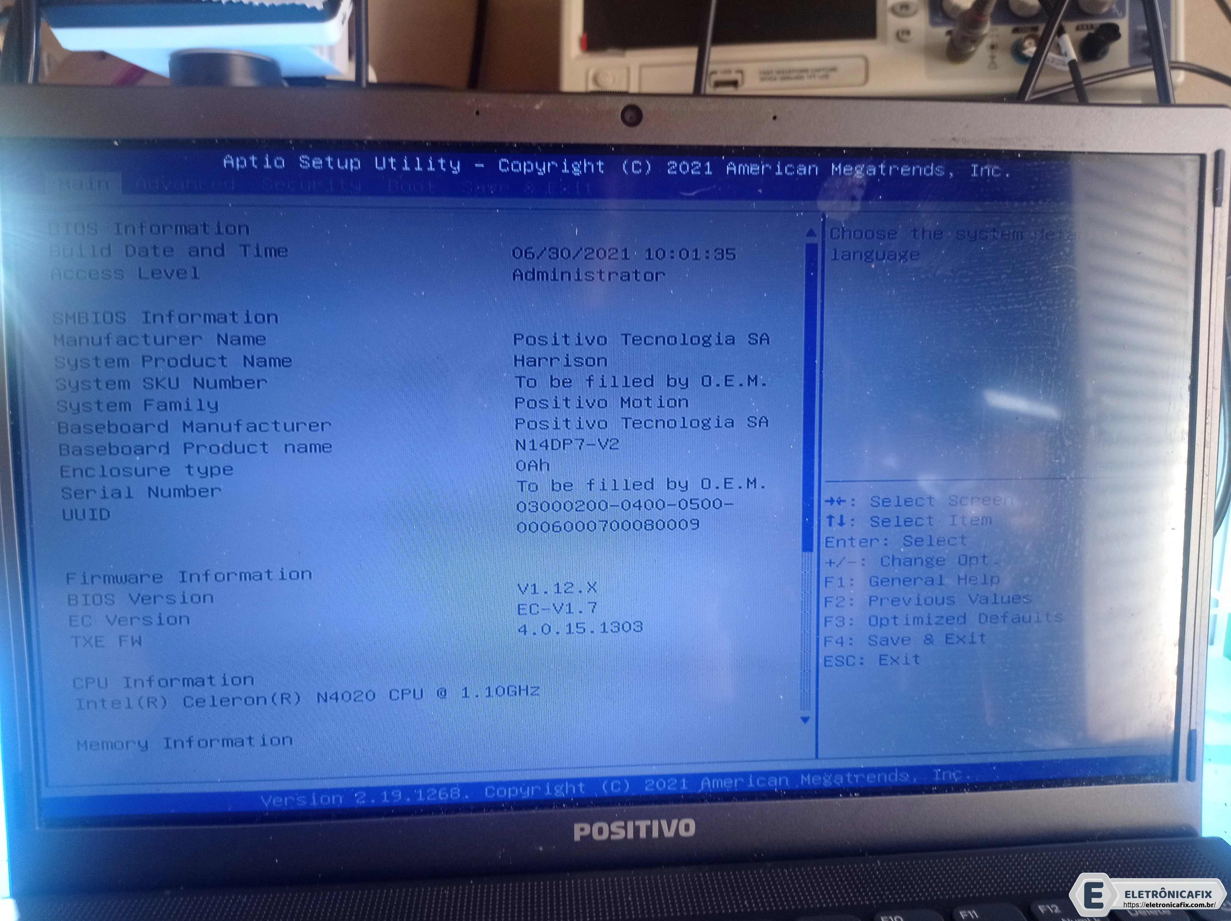 POSITIVO 12 Voltagem S140GB VER 2.3  V1.12.X