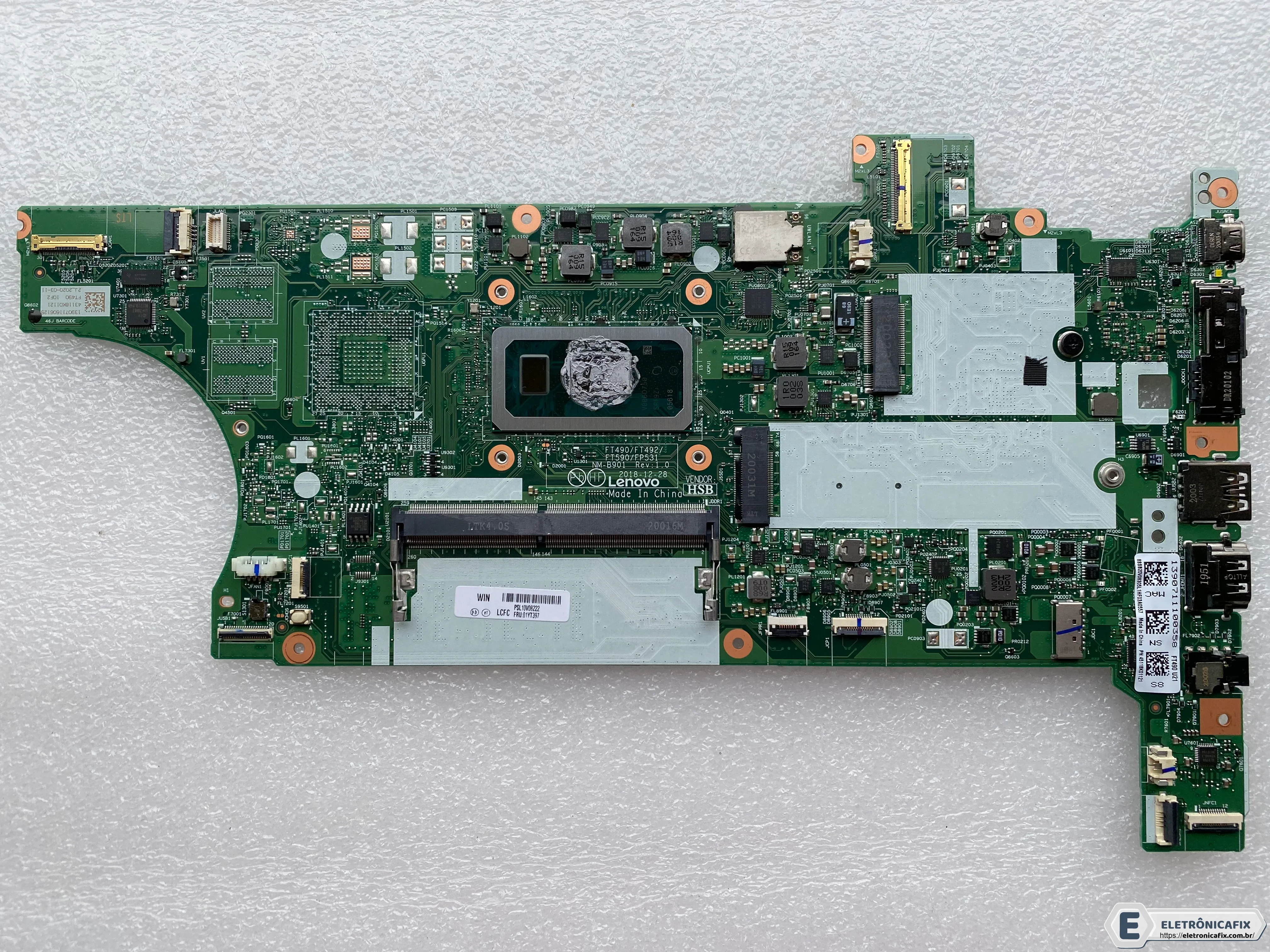 Lenovo ThinkPad T490 NM-B901 FT490 FT492 FT590 FP531 photo
