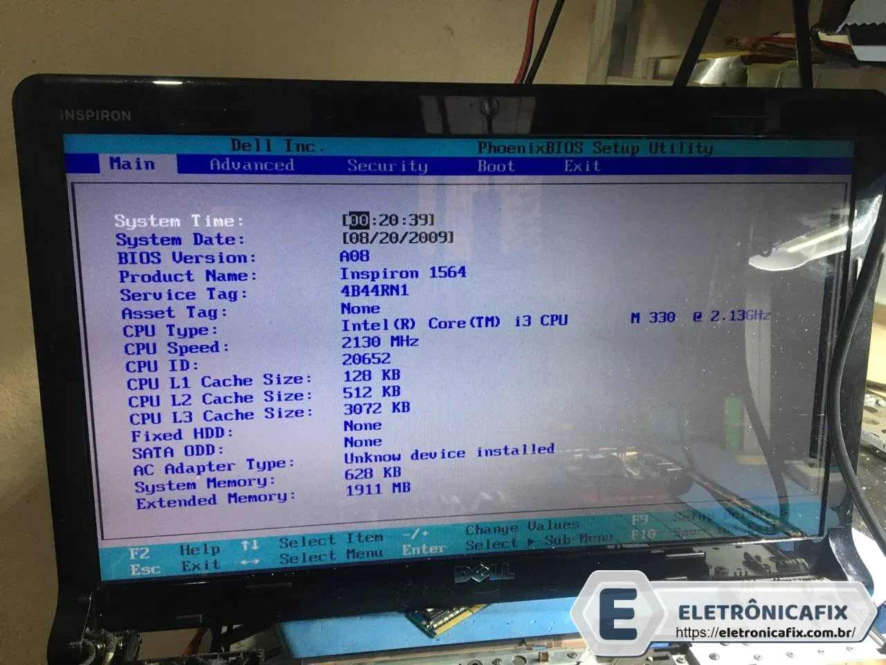 Dell 1564 PWB YIGF3 DAUM3BMB6E0  REV E REV A00