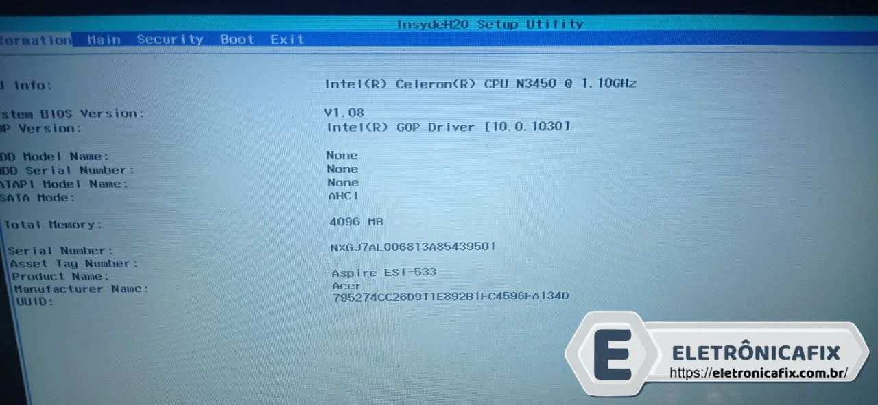 Acer ES1-533-C3N9 (B5W1A B7W1A LA-D641P) pch ec