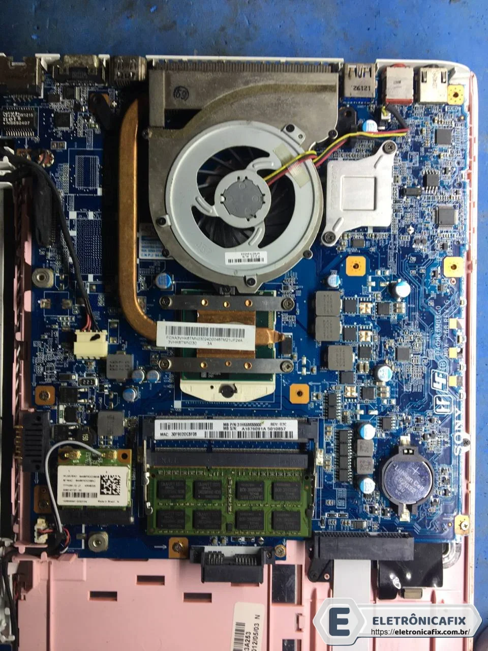 SONY VAIO SVE141L11X PLACA DA0HK6MB6G0 MBX -268 REV. G - FUNCIONANDO