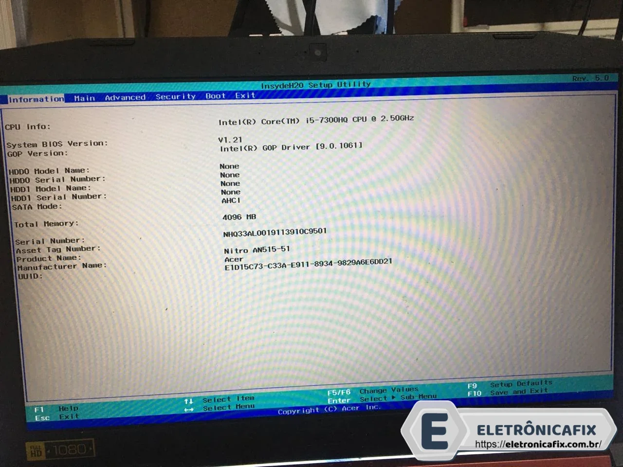 ACER NITRO AN515-51 - C5MMH C7MMH LA-E911P REV 1B ME++.Bin