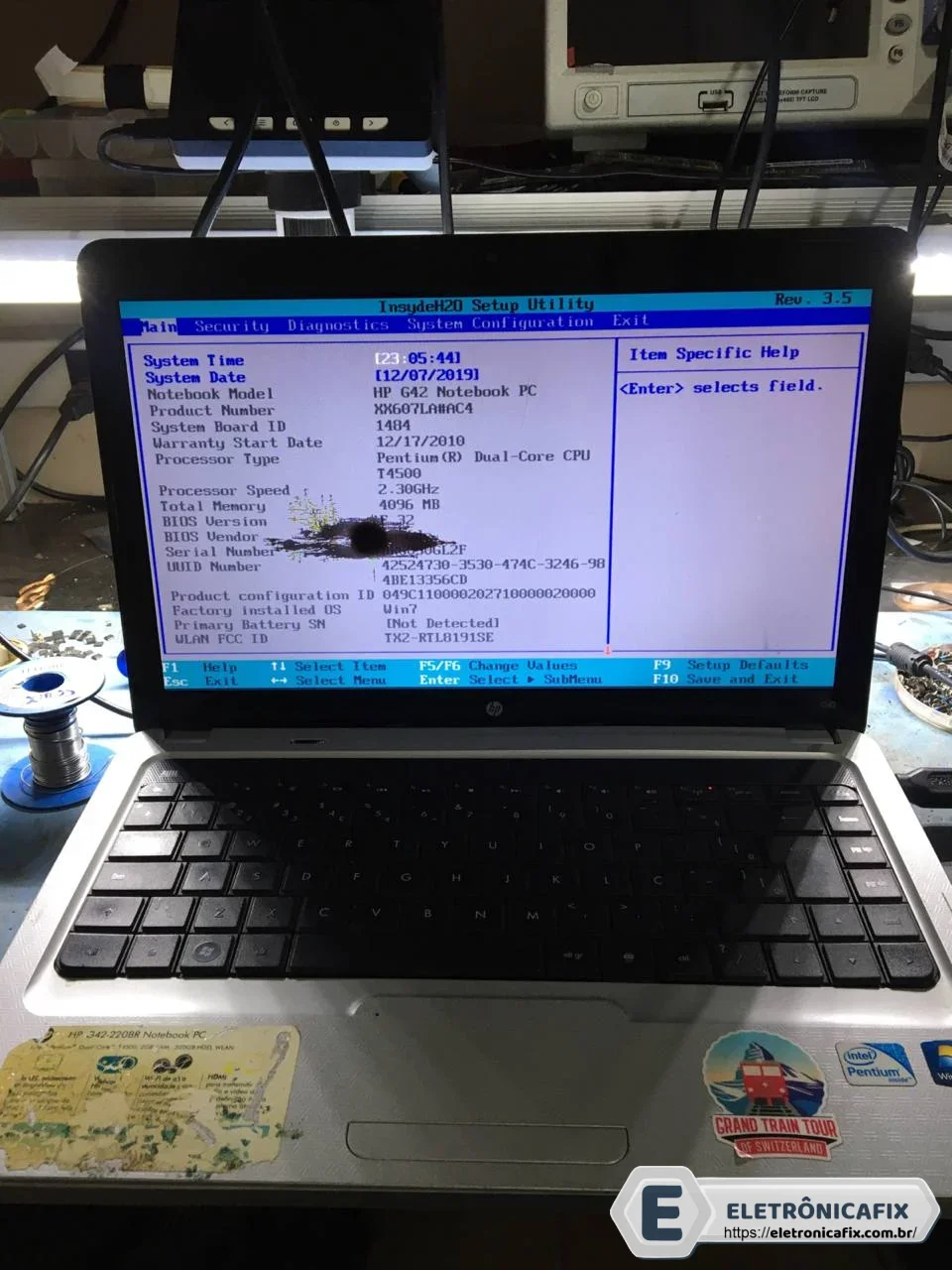 HP G42 - QUANTA DA0AX3MB6C2 Rev C