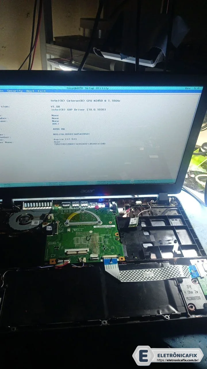 ACER ES1-533-C3N9 Celeron CPU N3450 B5W1A B7W1A LA-D641P v1.08