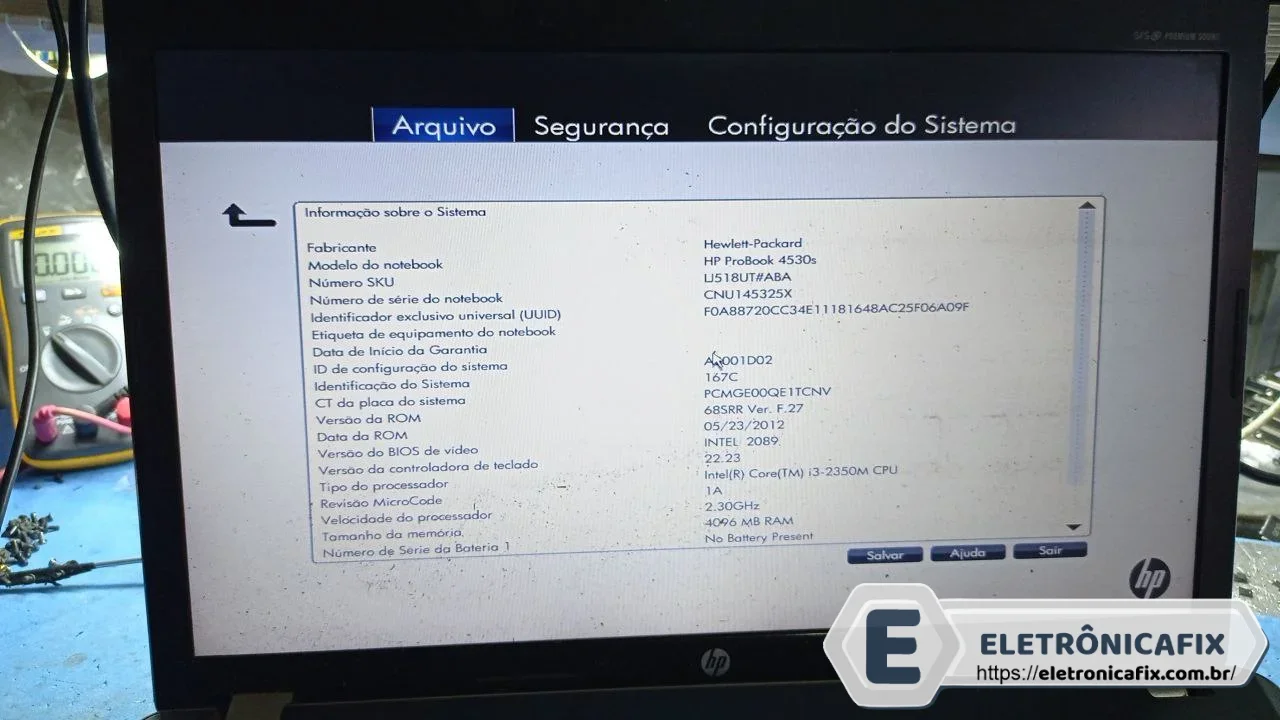 HP PROBOOK 4530S RAMONES 6050A2465501