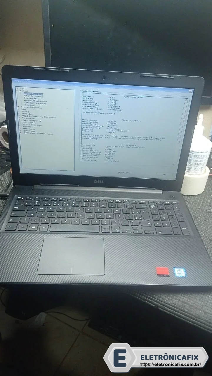 Dell Inspiron 3583  P75F006 - P75F  EDI73 LA-G711P Rev: 1.0(A00) i7-8565U AMD v1.8.0