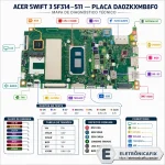 Acer Swift 3 SF314-511  Placa DA0ZKXMB8F0.webp