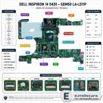 Dell Inspiron 14 5420 -Placa GDM50 LA-L511P.webp
