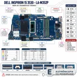 Dell Inspiron 15 3530 - Placa Vostro 3530 LA-M352P.webp