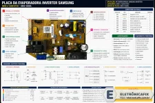 PLACA DA EVAPORADORA INVERTER 9000 e 12000 BTUS AR CONDICIONADO SAMSUNG - DB93-10859L .webp