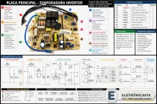 Placa Evaporadora Split Lg Art Cool 9 e 12 6871A20925A.webp