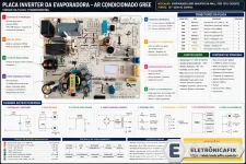 PLACA INVERTER DA EVAPORADORA AR CONDICIONADO GREE - P300002061966 .webp
