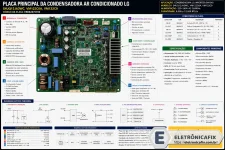 Placa principal da condensadora Ar Condicionado LG S4UQ12JA3WC, VM122C6A, VM122C9 - EBR82870709.webp