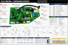 Placa Principal Evaporador 201332890352 Ar Condicionado 18000 BTUs Inverter Carrier.webp